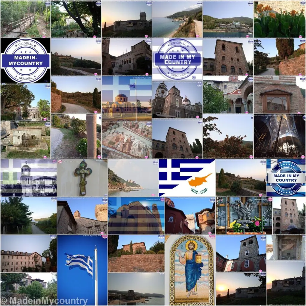 Awe inspiring Agion Oros (Mount Athos) Greek Orthodox Christianity (GR) MadeinMycountry Macedonian province of Greece (Hellas) Άγιον Όρος (Mount Athos) MadeinMycountry is a global platform that celebrates and supports local history, culture, art, and nature conservation efforts.